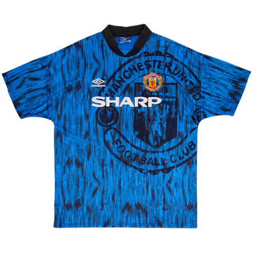 1992-93 Manchester United Away Shirt - 6/10 - (XL)