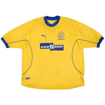 2000-01 Everton Away Shirt - 5/10 - (3XL)
