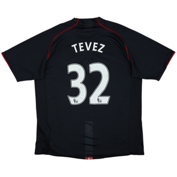 Camiseta de visitante del Manchester United 2007-08 Tevez #32 - 4/10 - (XL)