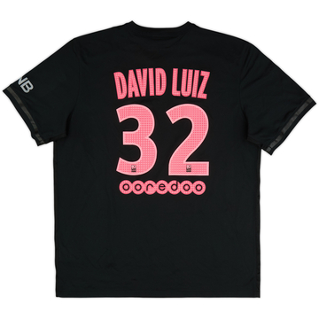 2015-16 Paris Saint-Germain Third Shirt David Luiz #32 - 8/10 - (XL)