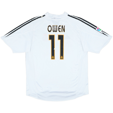 2004-05 Real Madrid Home Shirt Owen #11 - 5/10 - (L)