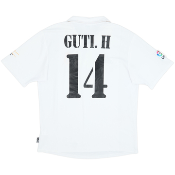 2002-03 Real Madrid Centenary Home Shirt Guti. H #14 - 8/10 - (L)