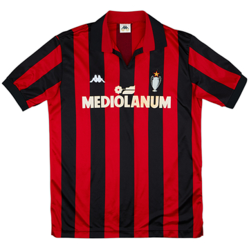 1989-90 AC Milan Home Shirt - 7/10 - (L)