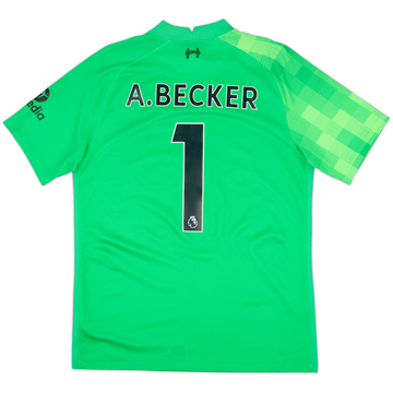 2021-22 Liverpool GK S/S Shirt A.Becker #1 - 9/10 - (M)