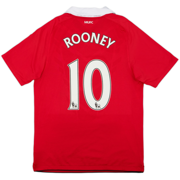 2010-11 Manchester United Home Shirt Rooney #10 - 9/10 - (S)