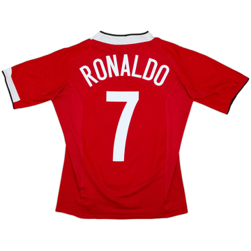 2004-06 Manchester United Home Shirt Ronaldo #7 - 5/10 - (XL.Boys)