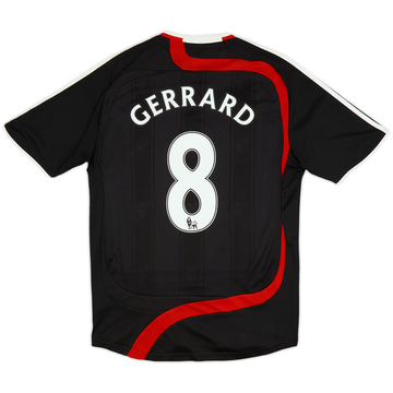 2007-08 Liverpool Third Shirt Gerrard #8 - 6/10 - (M)