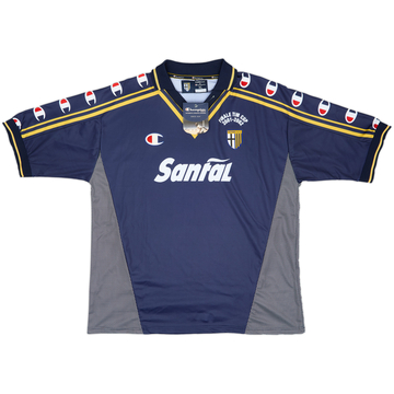 2001-02 Parma 'Signed' Finale TIM Cup Away Shirt (XL)