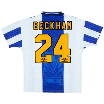 1994-96 Manchester United Third Shirt Beckham #24 - 8/10 - (M)