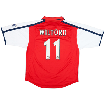 2000-02 Arsenal Home Shirt Wiltord #11 - 7/10 - (L)