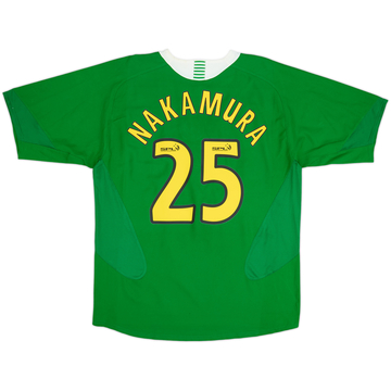2005-06 Celtic Away Shirt Nakamura #25 - 7/10 - (XL)