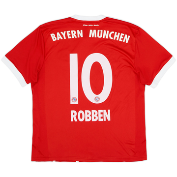 2017-18 Bayern Munich Home Shirt Robben #10 - 5/10 - (M)