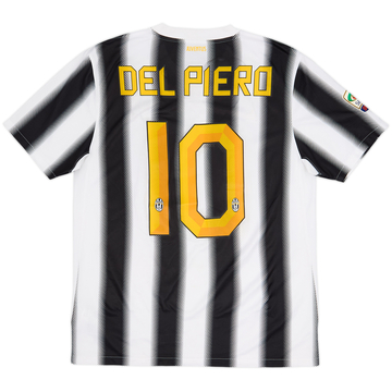 2011-12 Juventus Home Shirt Del Piero #10 - 6/10 - (L)
