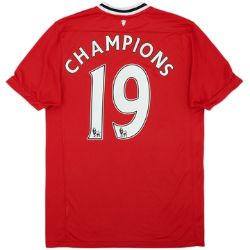 2011-12 Manchester United Home Shirt Champions #19 - 6/10 - (M)