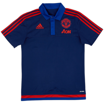 2015-16 Manchester United adidas Polo Shirt - 10/10 - (S)