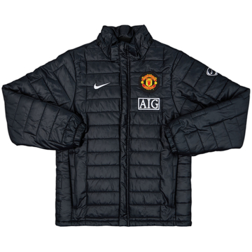 2006-07 Manchester United Nike Padded Bench Coat - 7/10 - (S)