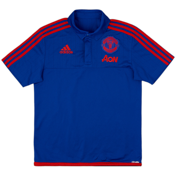 2015-16 Manchester United adidas Polo Shirt - 8/10 - (S)