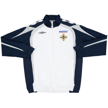 2007-09 Northern Ireland Umbro 1/4 Zip Sweat Top - 8/10 - (L)