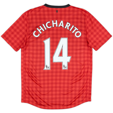 2012-13 Manchester United Home Shirt Chicharito #14 - 6/10 - (M)