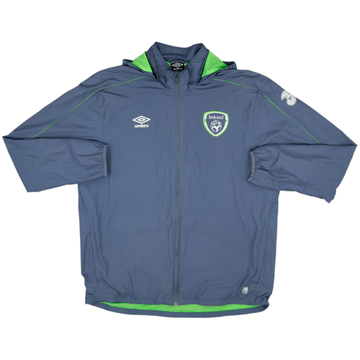 2016-17 Ireland Umbro Hooded Track Jacket - 8/10 - (XL)