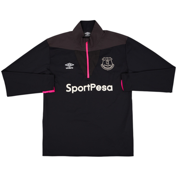 2017-18 Everton 1/4 Zip Umbro Drill Top - 8/10 - (XL)