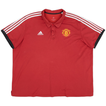 2021-22 Manchester United adidas Polo Shirt - 6/10 - (3XL)