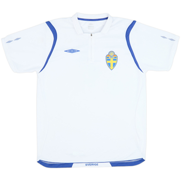 2006-07 Sweden Umbro 1/4 Zip Training Shirt - 8/10 - (L)