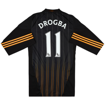 2010-11 Chelsea Player Issue Away L/S Shirt Drogba #11 - 9/10 - (S)