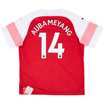 2018-19 Arsenal Home Shirt Aubameyang #14 (XL)