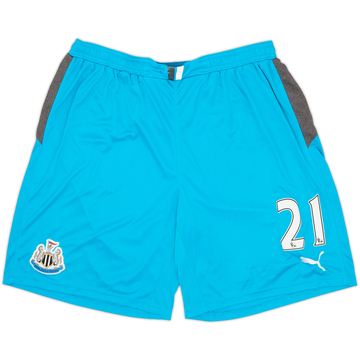 2013-14 Newcastle Player Issue GK Shorts #21 (R. Elliot) - 8/10 - (XL)