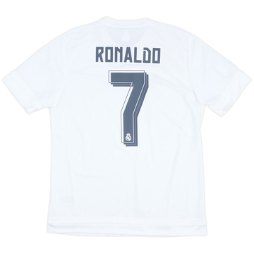 2015-16 Real Madrid Home Shirt Ronaldo #7 - 8/10 - (M)