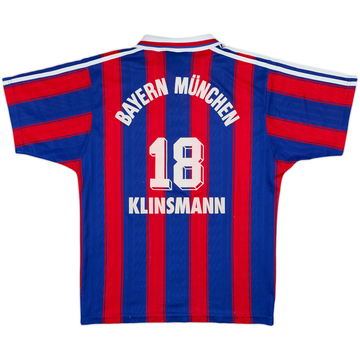 1995-97 Bayern Munich Home Shirt Klinsmann #18 - 4/10 - (S)