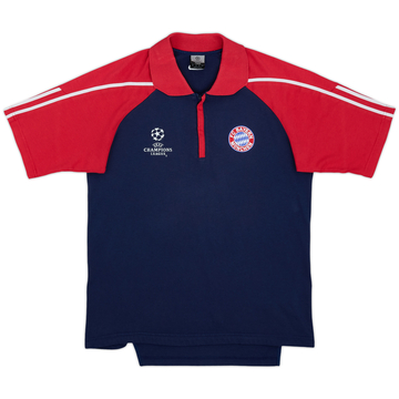 2002-03 Bayern Munich adidas CL 1/4 Zip Polo Shirt - 8/10 - (S)