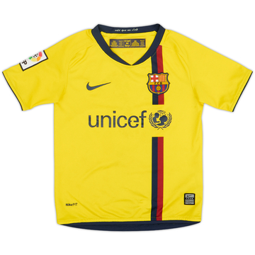 2008-10 Barcelona Away Shirt - 6/10 - (6-7 Years)