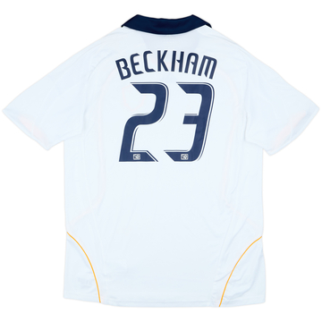 2008-09 LA Galaxy Home Shirt Beckham #23 - 8/10 - (XL)