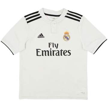 2018-19 Real Madrid Home Shirt - 5/10 - (M.Boys)