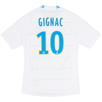 2010-11 Olympique Marseille Home Shirt Gignac #10