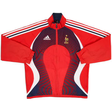 2007-08 France adidas Track Jacket - 8/10 - (L.Boys)