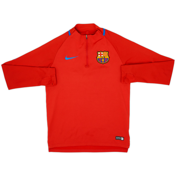 2017-18 Barcelona Nike 1/4 Zip Training Top - 6/10 - (S)