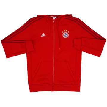 2015-16 Bayern Munich adidas Hooded Track Jacket - 8/10 - (M)