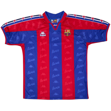 1995-97 Barcelona Home Shirt - 10/10 - (M)