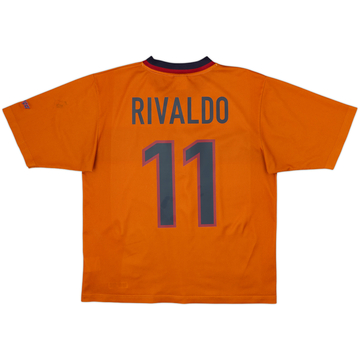 1998-00 Barcelona Basic Third Shirt Rivaldo #11 - 7/10 - (M)