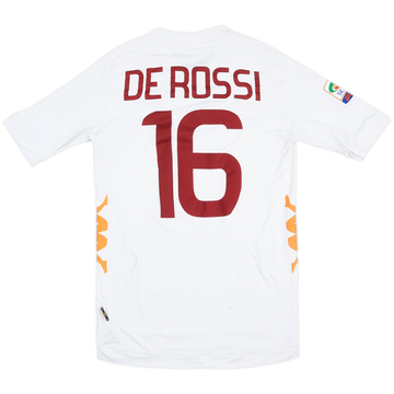 2011-12 Roma Away Shirt De Rossi #16 - 7/10 - (M)