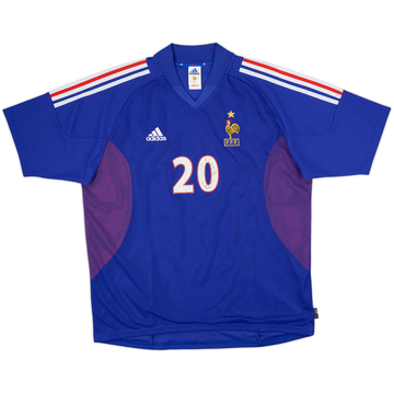 2002-04 France Home Shirt #20 - 6/10 - (XL)