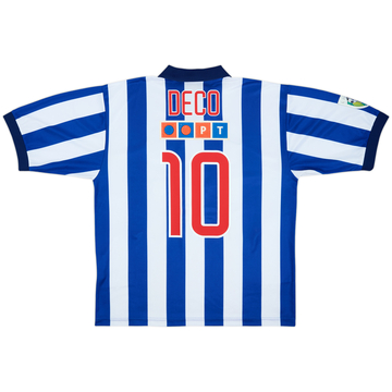 2002-03 Porto Home Shirt Deco #10 - 8/10 - (XXL)