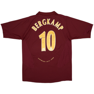 2005-06 Arsenal Home Shirt Bergkamp #10 - 6/10 - (L)