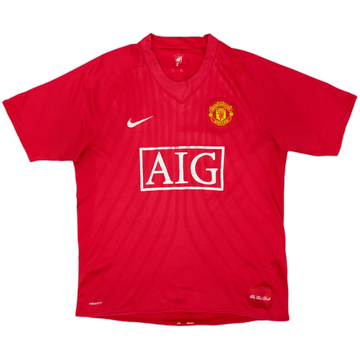 2007-09 Manchester United Home Shirt - 4/10 - (M)