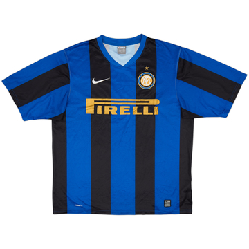 2008-09 Inter Milan Basic Home Shirt - 9/10 - (L)