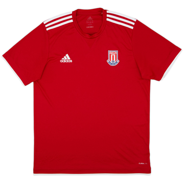 2012-13 Stoke City adidas Training Shirt - 8/10 - (L)