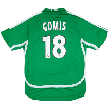 2006-07 Saint Etienne Home Shirt Gomis #18 - 6/10 - (L)